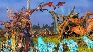Total War: Warhammer 3 - Undead Vs Elves