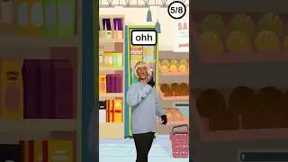 Interactive English Quiz Story: Grocery Shopping Adventures pt.2