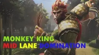 WORLDS 1ST MONKEY KING DOTA 2 GAMEPLAY