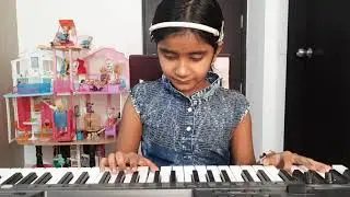Krishna devotional song on keyboard