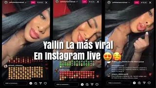 Yailin La más viral cantando “soy mama”en instagram live 😍#yailinlamasviral #viral