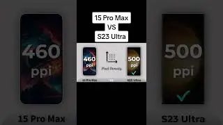 iPhone 15 pro max vs Samsung S23 ultra  #samsungs23 #iphone #iphone15promax #samsung