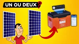 How many solar panels does it take to charge an Eco-Worthy 300Ah battery?