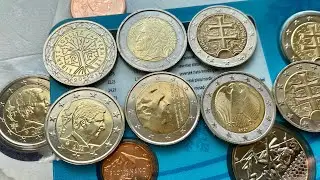 2 euro coin, 9 coins for the BUYER