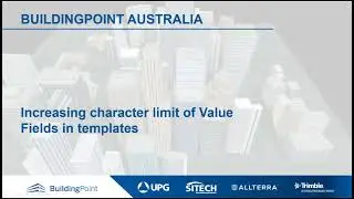 Tekla Structures - Increasing character limit of Value Fields in Templates.