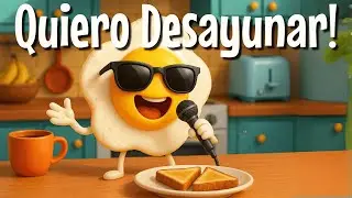 Quiero desayunar -🍊 Canción infantil (CON LETRA) PARA NIÑOS #forkids
