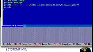 Program to print System Date in C language