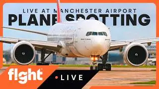 Close-up heavy departures & Saturday arrivals! 🧡 Manchester Airport LIVE