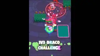 Draco 1v3 Challenge In Duels 🎯 #BrawlStars #Duels #Shorts