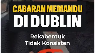 Cabaran memandu di Dublin City Centre