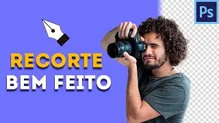 RECORTE PROFISSIONAL utilizando a CANETA - Photoshop