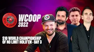 $10K WORLD CHAMPIONSHIP OF NLHE - DAY 3 - James, Joe, Nick & Griffin ♠️ PokerStars