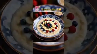 Овсяная каша на утро 👍🙂💖😋#food #нейросеть #shorts