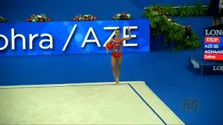 AGHAMIROVA Zohra (AZE) - Ocaq Sport Club - 2017 Rhythmic World, Pesaro (ITA) - Qualifications Ball