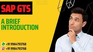 SAP GTS - An introduction