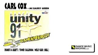 Carl Cox at Dance Unity Hull 1991