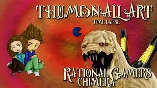 THUMBNAIL ART -- Chimera from Resistance: Fall of Man [Time Lapse]