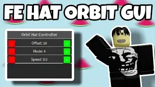 Roblox Script Fe hat orbit GUI Script | +Cmds | Delta Script | all executors