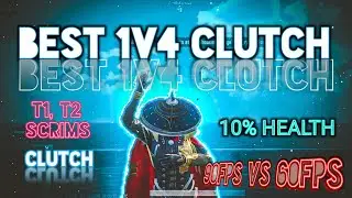 Best 1V4 Squad Wipes | BGMI | scrims highlights | t1 scrims highlights | T1 SCRIMS | T2 SCRIMS