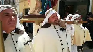 La Processione dei Sacri Misteri in Corso Vittorio Emanuele | Sabato Santo - 20 Aprile 2019