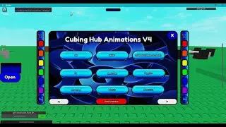 Cubing Hub Animations V4 | Roblox FE Scripts | Updated UI