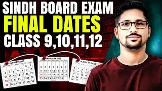 2026 Sindh board exam dates | Exam dates 2026 | Class 9,10,11 and 12 Board exam dates Karachi board