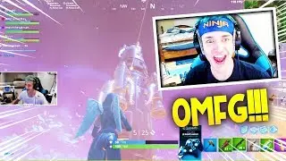 NINJA REACTS TO THE FORTNITE ROCKET LAUNCH [WITH 450.000 PEOPLE] - FORTNITE FUNNY AND WTF MOMENTS