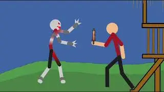 (перезалив)Terraria in stick nodes  Episode 1, the first night
