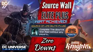 World First: Beating Source Wall Elite Plus Without a Single Knockout in DC Universe Online
