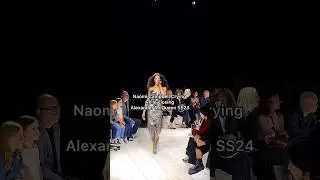 Naomi Campbell is crying while closing Alexander McQueen SS24.💔