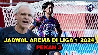 JADWAL AREMA DI LIGA 1 2024 2025 PEKAN 3