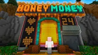 Using Honey and Redstone to make Diamonds.