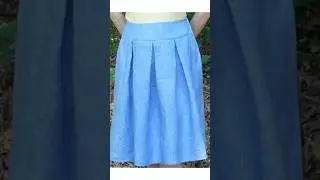 Make This Stylish Skirt to Slim Your Belly - Yoked Skirt