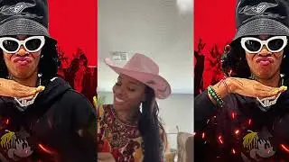 Tia kemp Vibes to Her New Freestyle Over Rapper #BossManDLo '' Get in with me ''