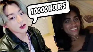 JUNGKOOK SINGING IN ENGLISH ON OMEGLE