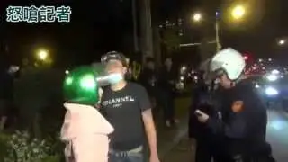 飆仔大鬧太陽花 遭學生包圍痛毆