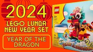 LEGO Lunar New Year 2024 Year of the Dragon Set Review (40611) 🎉🐲 (4K HDR)