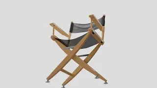 modeling a directors chair in blender