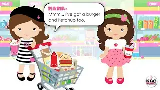At the Super Market - English project for grade 4 students  - #KGC Alexandria Egypt