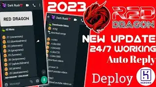 RedDragon Whatsapp BOT | How to create whatsapp bot | RedDragon Bot MD| Whatsapp BOT 2023