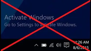 Remove Activate Windows 8.1/10 WATERMARK