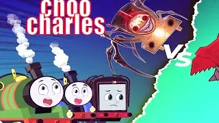 Railgun Thomas from another Universe | choo choo charles funny video #solomixgame