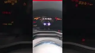 Mazda CX 60 Diesel – Interior engine sound