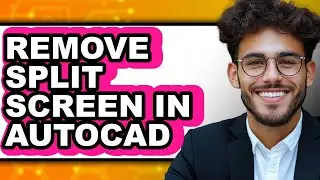 How to Remove Split Screen in Autocad (only Way)