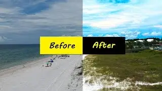 Color Correction Before and After