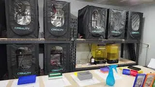 3D Printing Farm Shop Update: Recent Changes for efficiency and time management.