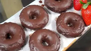 Si tienes plátanos maduros haz esto! DONUTS saludables en 5 minutos! sin harina y sin lácteos.