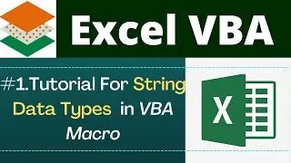 Use of String Data Type in Excel VBA Macro