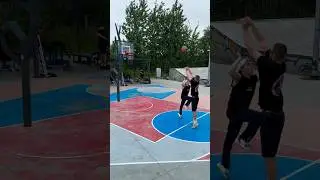 Снова улетел #basketball #streetball