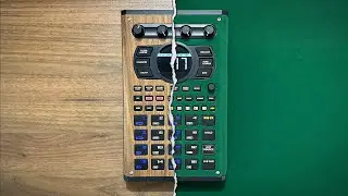 How I made my Wood Grain & Green Felt SP-404MKII Skins...and can it Green Screen?